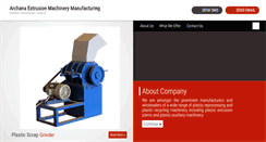 Desktop Screenshot of plasticrecyclingmachineries.com